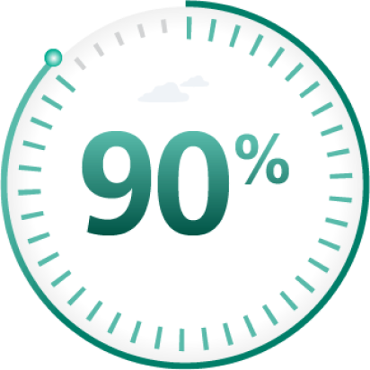 90% icon