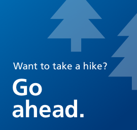 Want to take a hike? Go ahead.