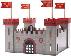 castle with flags castle with flags