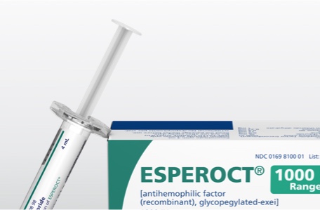 Esperoct® package and syringe Esperoct® medication