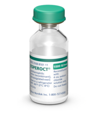 Vial of Esperoct® [antihemophilic factor (recombinant), glycopegylated-exei]