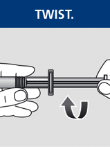 Esperoct® basic reconstitution in 3 steps Esperoct® basic reconstitution in 3 steps