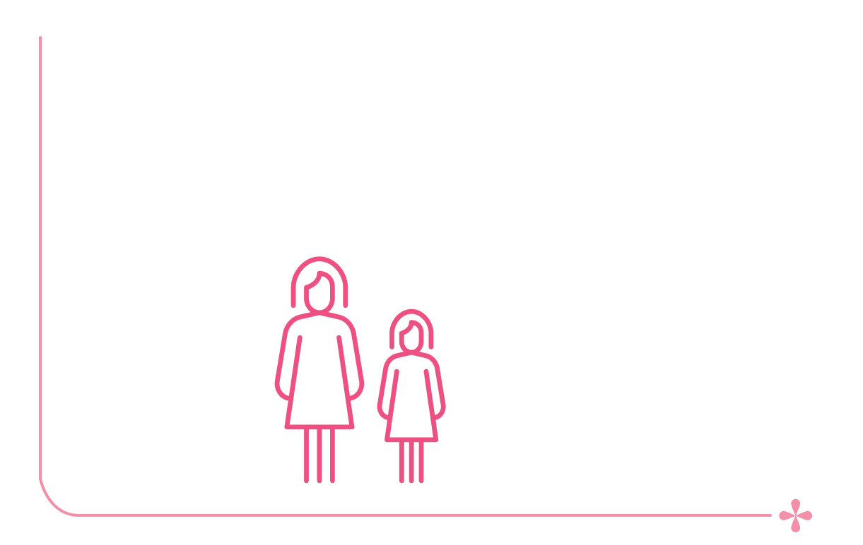 Woman and girl icon