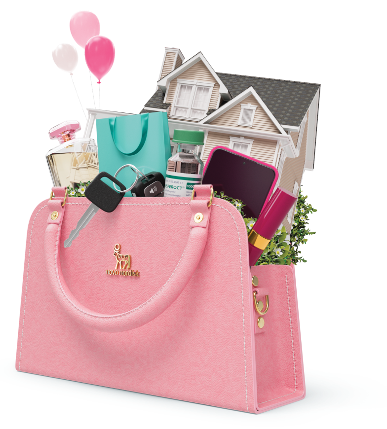 Pink purse